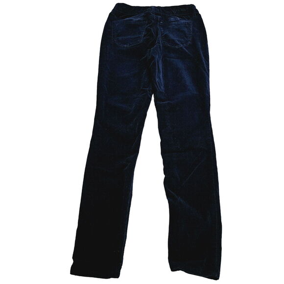 Hydraulic Womens Corduroy Pants Blue Size 6 Cotton Blend Stretch Pockets Button - Picture 2 of 12